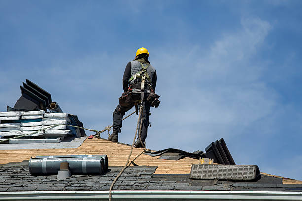Professional Roofing technician working in New Salem, PA